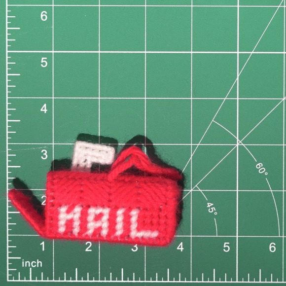 VTG Handmade Christmas Ornament Lot of 7 Festive Holidaycore Collectible Santa - Picture 7 of 16